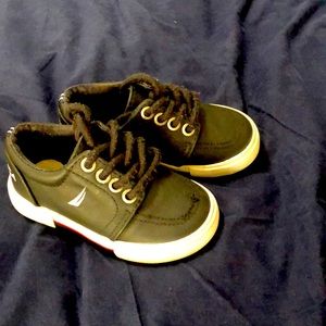 Nautical toddler shoes